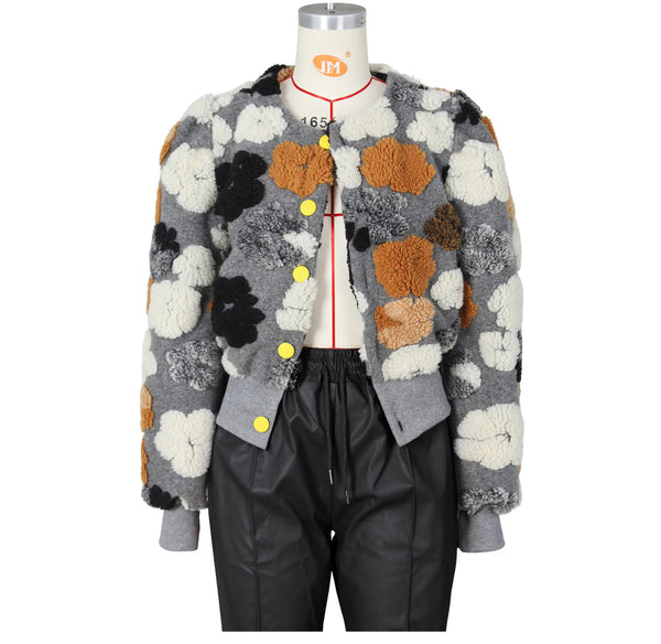 Nova Flower Sweater Jacket