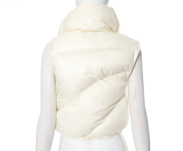 Zoie Puffer Vest - Apricot